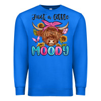 True Royal just a little moody Premium Sweatshirt - MaliasSmallBusiness
