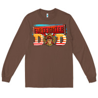 Chestnut firefighter dad Long Sleeve Tee - AdoDesignShop