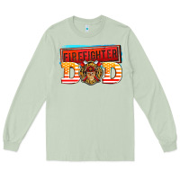 Matcha firefighter dad Long Sleeve Tee - AdoDesignShop