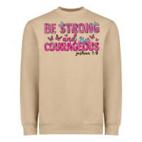 Mushroom be strong and courageous Heavyweight Sweatshirt - texasbilliewilder