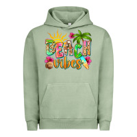 Pigment Oil Green Beach vibes Urban Hoodie - NancyCooperArtShop