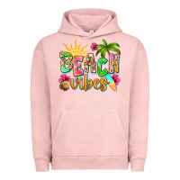 Pigment Salmon Beach vibes Urban Hoodie - NancyCooperArtShop