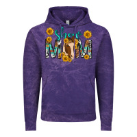 Cloud Purple show mom with horse mothers day Vintage Hoodie - texasbilliewilder