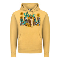 Vintage Mustard show mom with horse mothers day Vintage Hoodie - texasbilliewilder