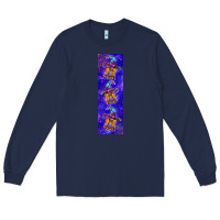 Navy halloween gnome pen wrap Long Sleeve Tee - BundleAndBundleShop