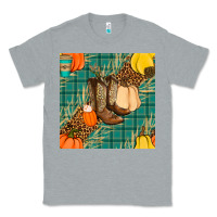 Heather Grey fall boot seamless pattern Classic Tee - BundleAndBundleShop
