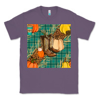 Lavender fall boot seamless pattern Classic Tee - BundleAndBundleShop