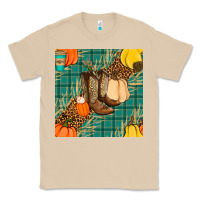Mushroom fall boot seamless pattern Classic Tee - BundleAndBundleShop