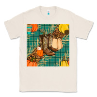 Natural fall boot seamless pattern Classic Tee - BundleAndBundleShop