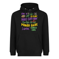 Black i'm a king cake eatin' mardi gras lovin' kinda gir Heavyweight Hoodie - MaliasSmallBusiness