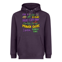Plum i'm a king cake eatin' mardi gras lovin' kinda gir Heavyweight Hoodie - MaliasSmallBusiness