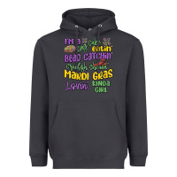 Smoke i'm a king cake eatin' mardi gras lovin' kinda gir Heavyweight Hoodie - MaliasSmallBusiness