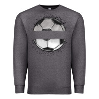 Charcoal Heather custom soccer Premium Sweatshirt - MaliasSmallBusiness