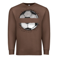 Chestnut custom soccer Premium Sweatshirt - MaliasSmallBusiness