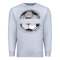 Heather Grey custom soccer Premium Sweatshirt - MaliasSmallBusiness
