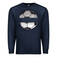 Navy custom soccer Premium Sweatshirt - MaliasSmallBusiness