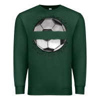 Sports Green custom soccer Premium Sweatshirt - MaliasSmallBusiness