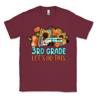 Burgundy 3rd grade let's do this Classic Tee - JahusDesignShop