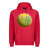 Cardinal Golden Barrel Cactus Premium Hoodie - LillyAllenDesigns