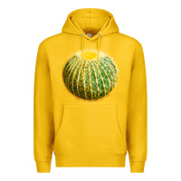 Lemon Golden Barrel Cactus Premium Hoodie - LillyAllenDesigns