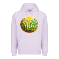 Lilac Golden Barrel Cactus Premium Hoodie - LillyAllenDesigns