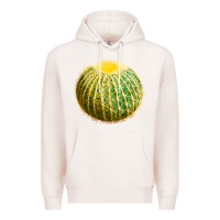 Pale Pink Golden Barrel Cactus Premium Hoodie - LillyAllenDesigns
