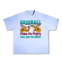 Grape Ice baseball makes me happy you, not so much Urban Heavy Tee - HRA Design Shop