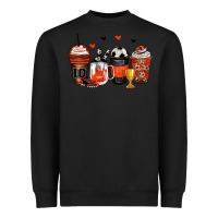 Black soccer coffee cups Heavyweight Sweatshirt - Zillion Design Studio