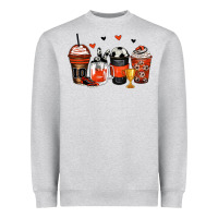Heather Grey soccer coffee cups Heavyweight Sweatshirt - Zillion Design Studio