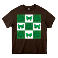 Chocolate Brown st patricks day  2 ös 4.19.29 Heavy Core Tee - CowhideDigitalArt