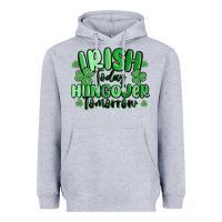 Heather Grey irish today hungover tomorrow Heavyweight Hoodie - MaliasSmallBusiness