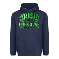 Navy irish today hungover tomorrow Heavyweight Hoodie - MaliasSmallBusiness