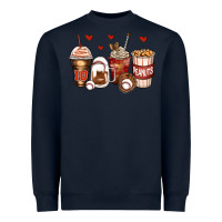 Baseball Coffee Cups Heavyweight Sweatshirt | Teevron