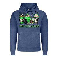 Vintage Denim tis' the season soccer coffee cups Vintage Hoodie - Zillion Design Studio