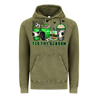 Vintage Olive tis' the season soccer coffee cups Vintage Hoodie - Zillion Design Studio