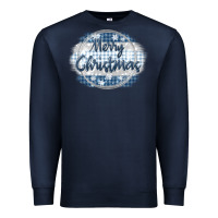 Navy merry christmas blue Premium Sweatshirt - MaliasSmallBusiness