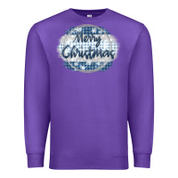 Purple merry christmas blue Premium Sweatshirt - MaliasSmallBusiness