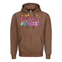 Chestnut birthday princess Zipper Hoodie - NancyCooperArtShop