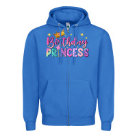 True Royal birthday princess Zipper Hoodie - NancyCooperArtShop