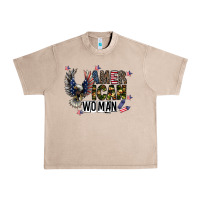 French Oak american woman Urban Heavy Tee - CowhideDigitalArt