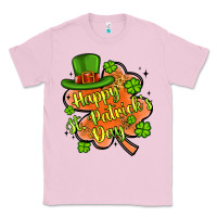 Bubblegum Pink happy st patrick s day shamrock Classic Tee - Artiststas