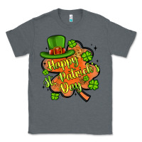 Charcoal Heather happy st patrick s day shamrock Classic Tee - Artiststas