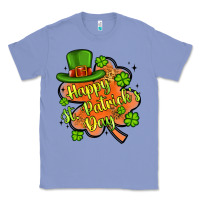 Colony Blue happy st patrick s day shamrock Classic Tee - Artiststas
