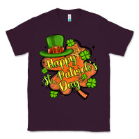 Plum happy st patrick s day shamrock Classic Tee - Artiststas