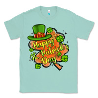 Seafoam happy st patrick s day shamrock Classic Tee - Artiststas