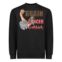Black brain cancer warrior Heavyweight Sweatshirt - texasbilliewilder