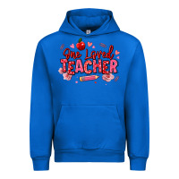Cobalt one loved teacher afro messy bun Urban Hoodie - texasbilliewilder