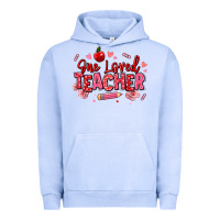 Pigment Grape Ice one loved teacher afro messy bun Urban Hoodie - texasbilliewilder