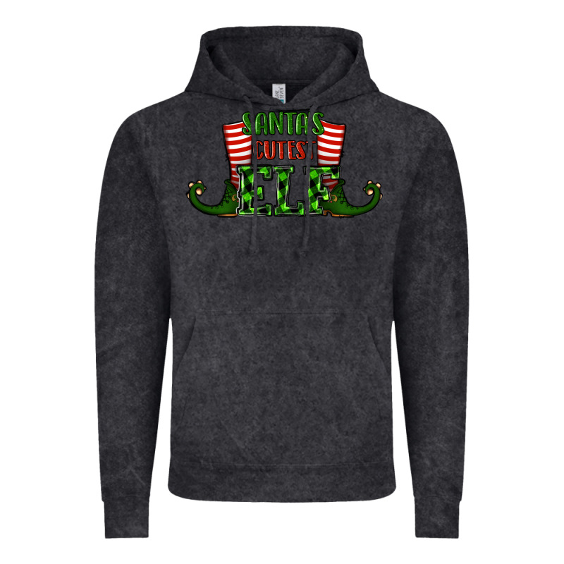Santa's Cutest Elf Christmas Vintage Hoodie by RanaPortraitStore | Teevron