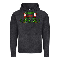 Vintage Black santa's cutest elf christmas Vintage Hoodie - RanaPortraitStore